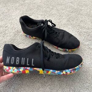 NOBULL Outwork Trainer Mens Size 13 US Black Wild Sole Training Sneakers Shoes